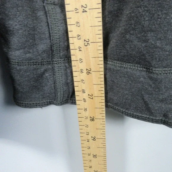 Lululemon Men Charcoal Gray Full Zip Hoodie Athleisure Activewear Size L Lounge - Picture 3 of 9